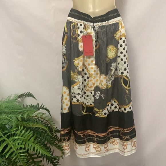 NWT SAINT GIL PARIS ELASTIC WAIST SKIRT‎ SIZE S - Picture 2 of 6